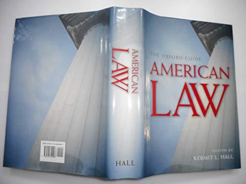 Book The Oxford Guide to the American Law free