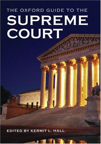 Book The Supreme Court of the United States (The Oxford Guide to) free