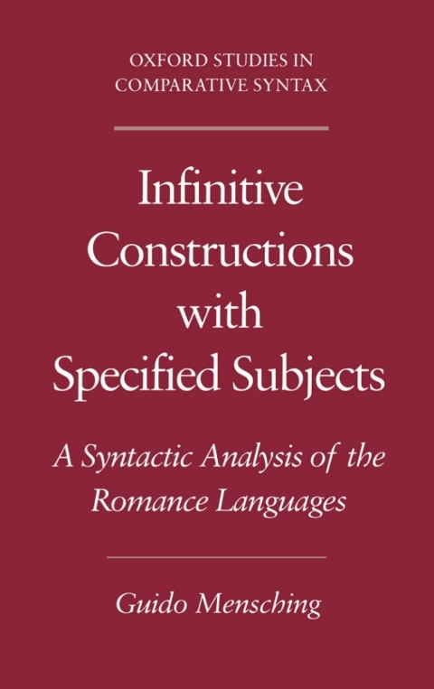 Book Infinitive Constructions with Specified Subjects free