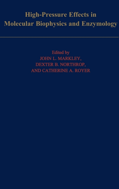 Book High Pressure Effects in Biophysics and Enzymology free