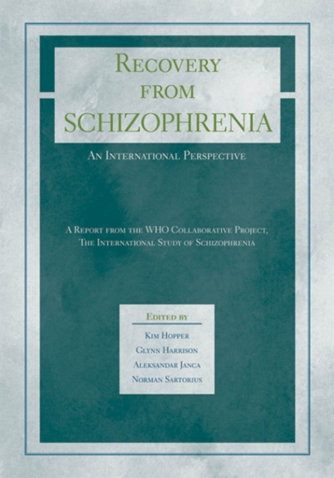 Book Recovery from Schizophrenia: An International Perspective free