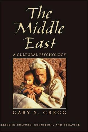 Book The Middle East: A Cultural Psychology (Culture, Cognition, and Behavior) free