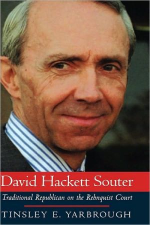 Book David Hackett Souter: Traditional Republican On The Rehnquist Court free