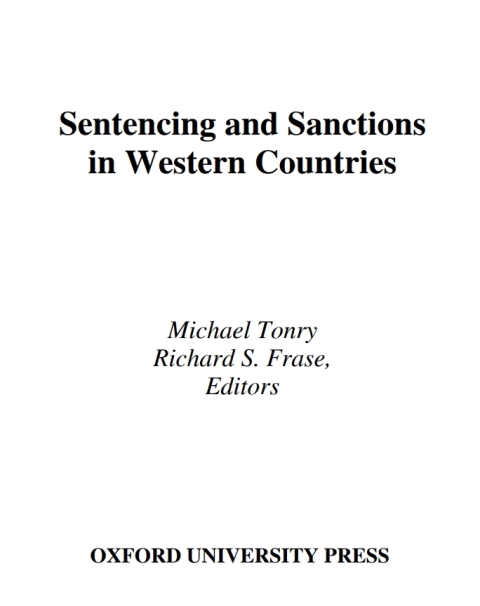 Book Sentencing and Sanctions in Western Countries free