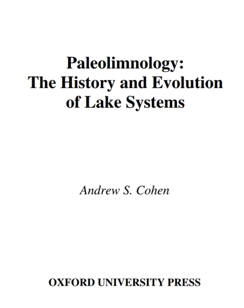 Book Paleolimnology: The History and Evolution of Lake Systems free
