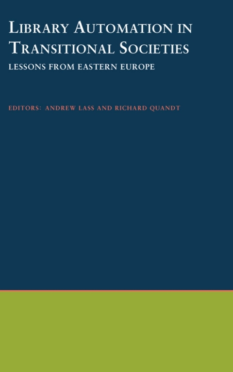 Book Library Automation in Transitional Societies free