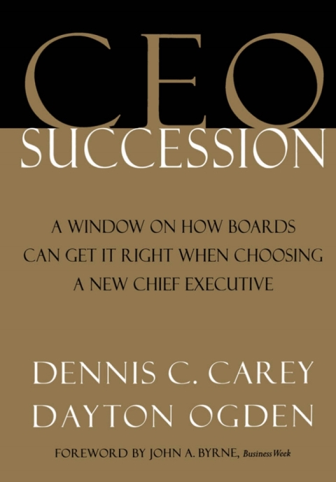 Book CEO Succession free