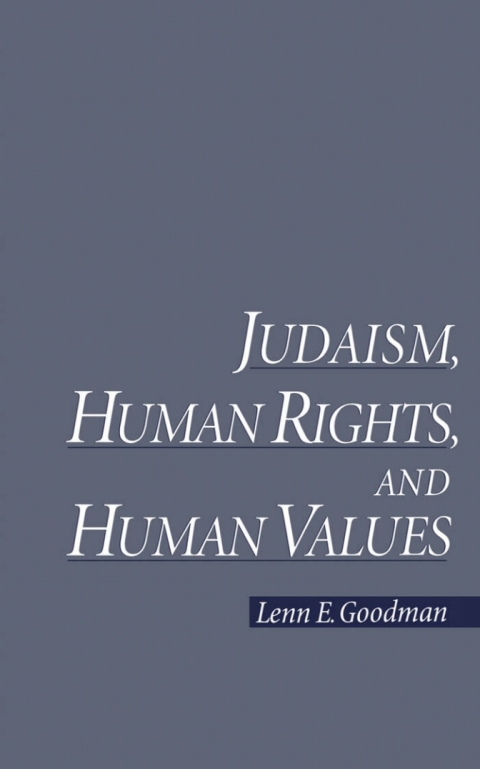 Book Judaism, Human Rights, and Human Values free