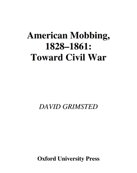Book American Mobbing, 1828-1861 free
