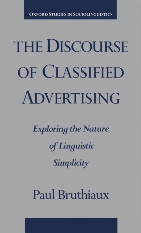 Book The Discourse of Classified Advertising free