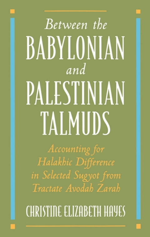 Book Between the Babylonian and Palestinian Talmuds free