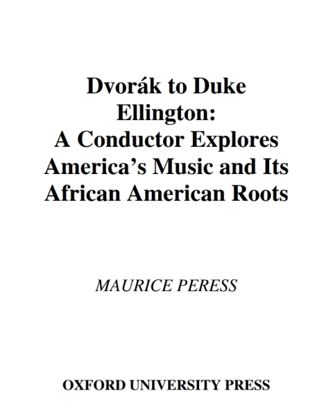 Book Dvorak to Duke Ellington free