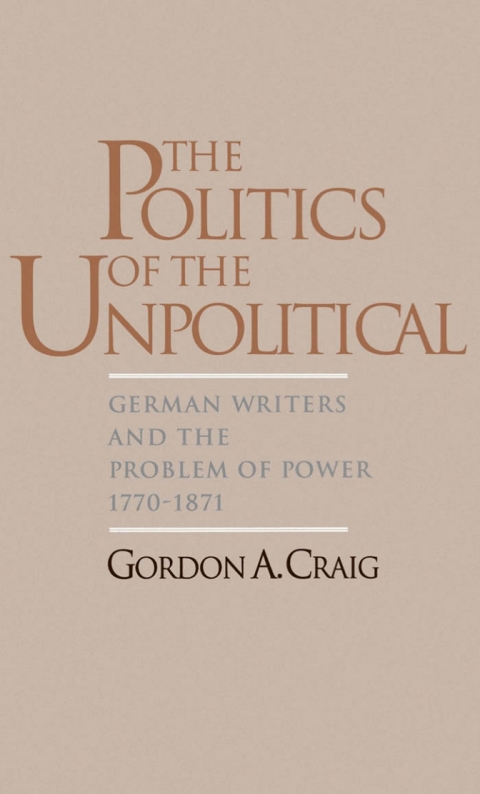 Book The Politics of the Unpolitical free