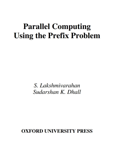 Book Parallel Computing Using the Prefix Problem free