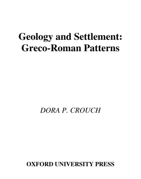 Book Geology and Settlement free