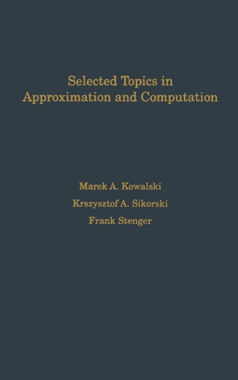 Book Selected Topics in Approximation and Computation free