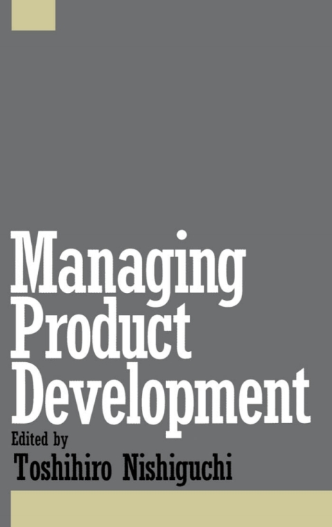 Book Managing Product Development free