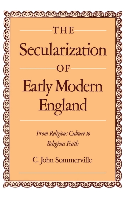 Book The Secularization of Early Modern England free