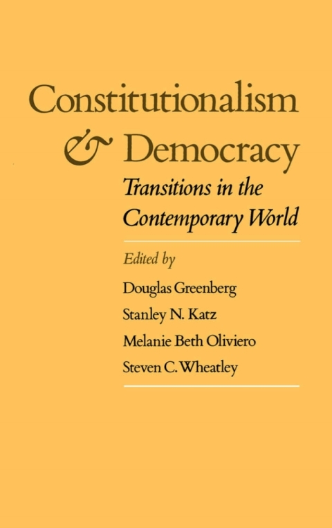 Book Constitutionalism and Democracy free