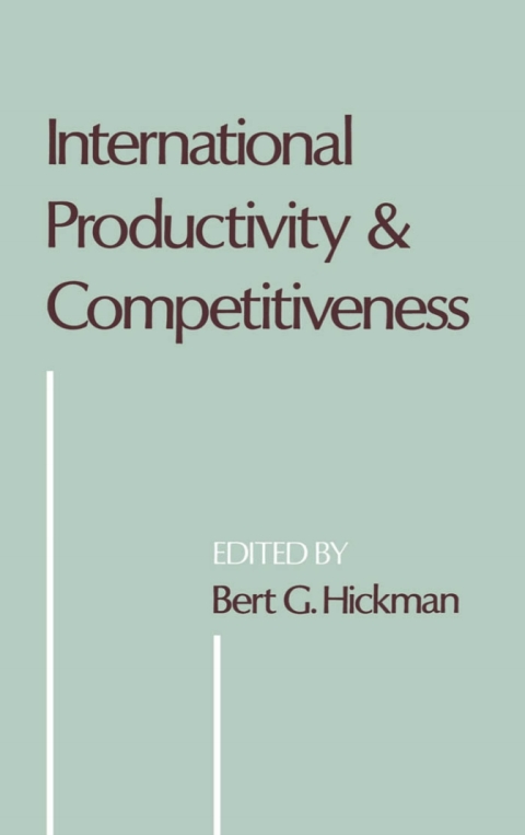 Book International Productivity and Competitiveness free