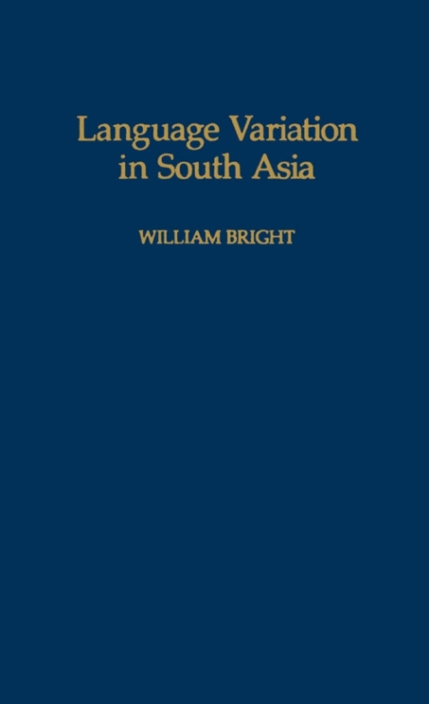 Book Language Variation in South Asia free