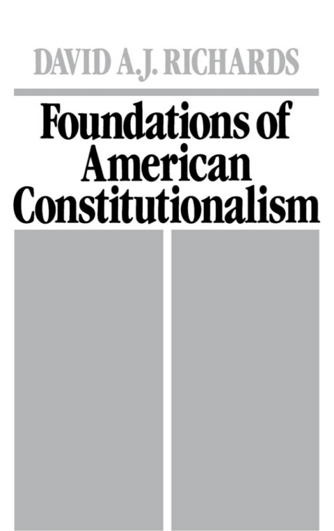 Book Foundations of American Constitutionalism free
