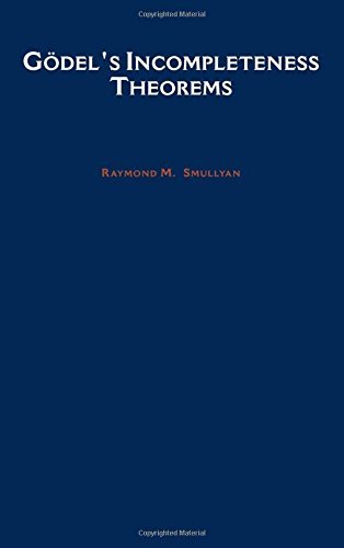 Book Godel's Incompleteness Theorems (Oxford Logic Guides Book 19) free