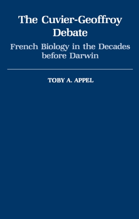 Book The Cuvier-Geoffrey Debate free