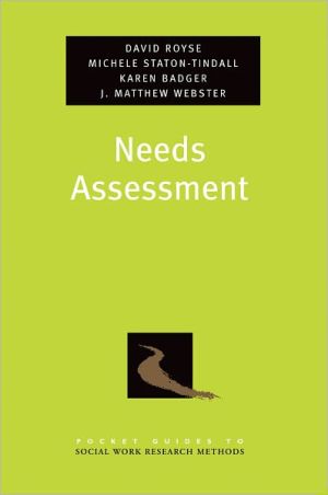Book Needs Assessment (Pocket Guide to Social Work Research Methods) free