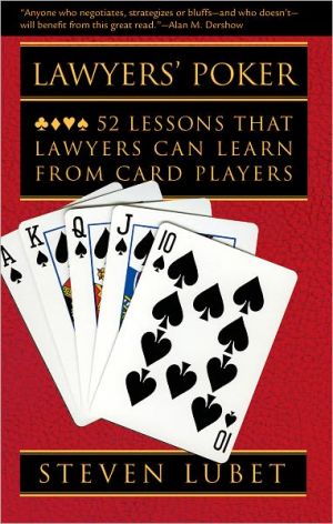 Book Lawyers' Poker: 52 Lessons that Lawyers Can Learn from Card Players free