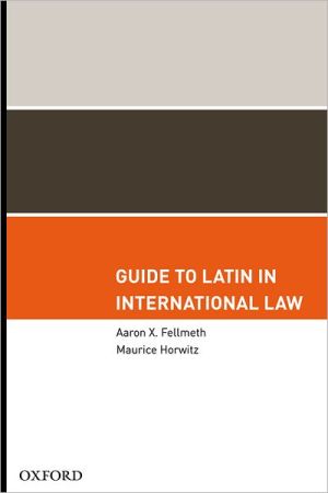 Book Guide to Latin in International Law free