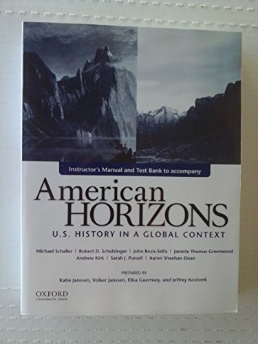 Book Im * Tb American Horizons * U.S. History in a Global Context free