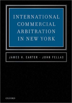 Book International Commercial Arbitration in New York free
