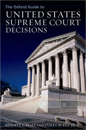 Book The Oxford Guide to United States Supreme Court Decisions free
