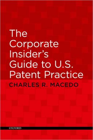 Book The Corporate Insider's Guide to U.S. Patent Practice free