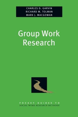 Book Group Work Research (Pocket Guide to Social Work Research Methods) free