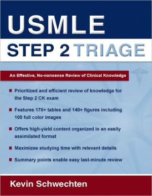 Book USMLE Step 2 Triage: An Effective No-nonsense Review of Clinical Knowledge free