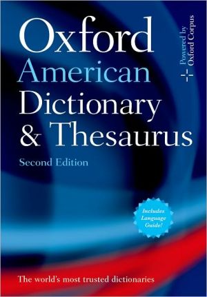 Book Oxford American Dictionary & Thesaurus, 2e free