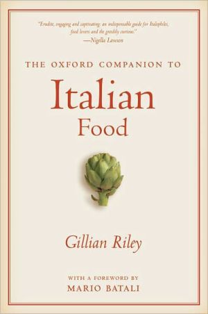 Book The Oxford Companion to Italian Food (Oxford Companions) free