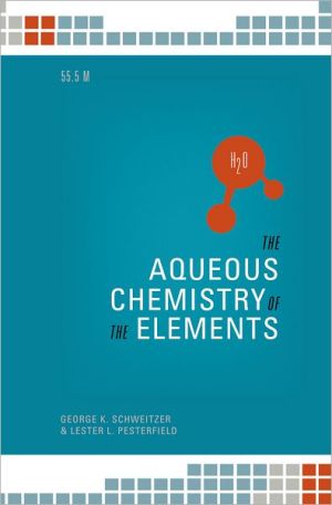 Book The Aqueous Chemistry of the Elements free