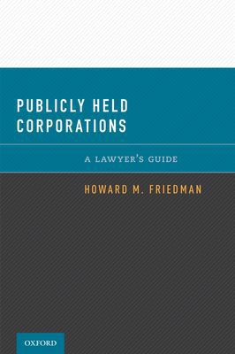 Book Publicly Held Corporations: A Lawyer's Guide free
