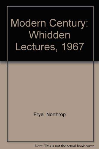 Book Modern Century: Whidden Lectures, 1967 free