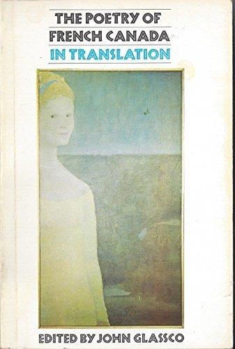 Book The Poetry Of French Canada In Translation free