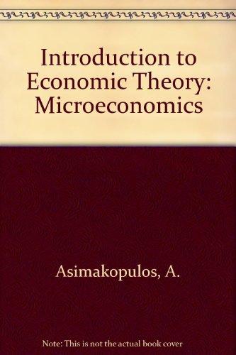 Book An Introduction to Economic Theory: Microeconomics free