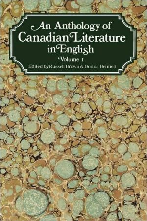 Book An Anthology of Canadian Literature in English: Volume I free
