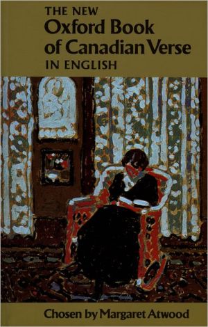 Book The New Oxford Book of Canadian Verse in English (PBK) free