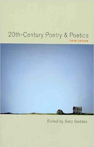 Book Twentieth Century Poetry and Poetics free