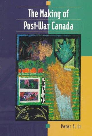 Book The Making of Post-War Canada free