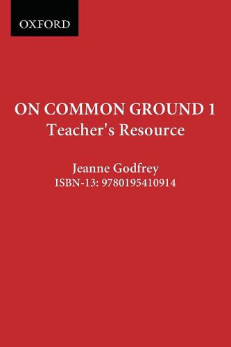 Book On Common Ground 1: Teacher's Resource free