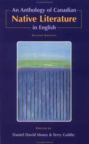 Book An Anthology of Canadian Native Literature in English free